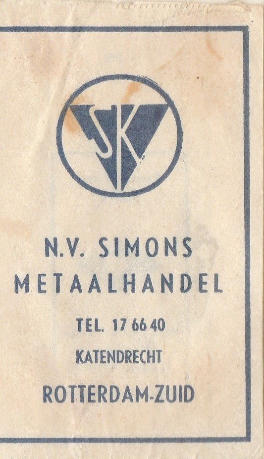 metaalhandel Simons Katendrecht Rotterdam Zuid, Ophalen of Verzenden