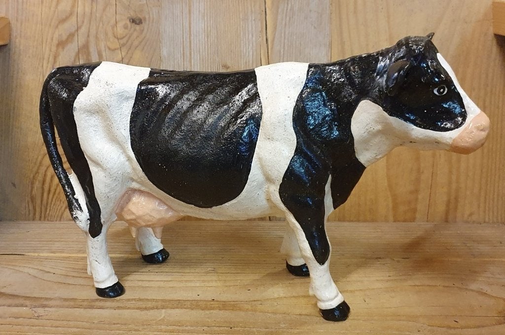 KOE / GIETIJZER / 20 cm hoog, Ophalen of Verzenden, Nieuw, Boerderijdier, Beeldje of Figuurtje