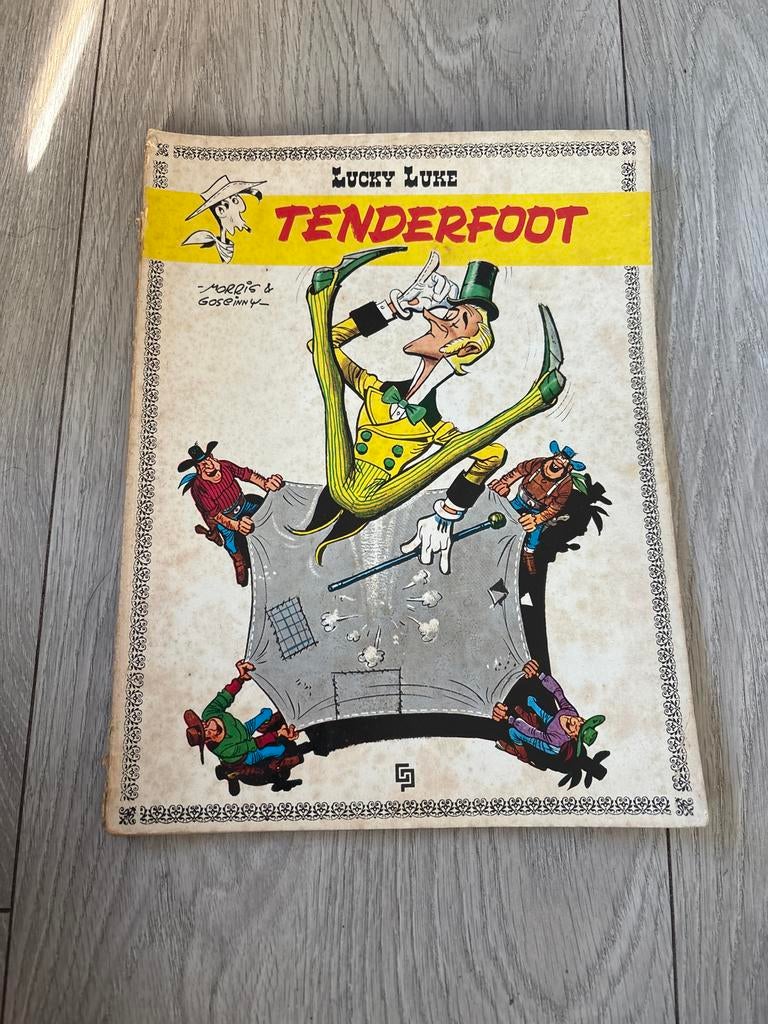 Lucky Luke - Tenderfoot uit 1970, Boeken, Stripboeken, Eén stripboek, Ophalen of Verzenden, Gelezen