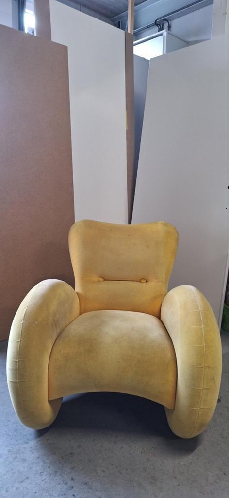 D-sign fauteuil - Onbeschadigd, origineel, organisch, Ophalen, 75 tot 100 cm, Zo goed als nieuw, Stof
