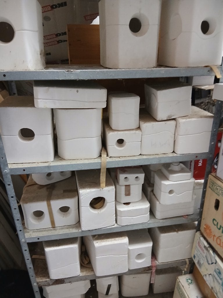 Gietmallen in gips voor poppen (antieke en moderne) 70 stuks, Verzamelen, Ophalen, Zo goed als nieuw, Accessoires