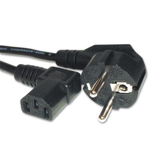 Voedingskabel C13 Haaksom Zwart voor PC of Printer (Nieuw), Ophalen, Nieuw