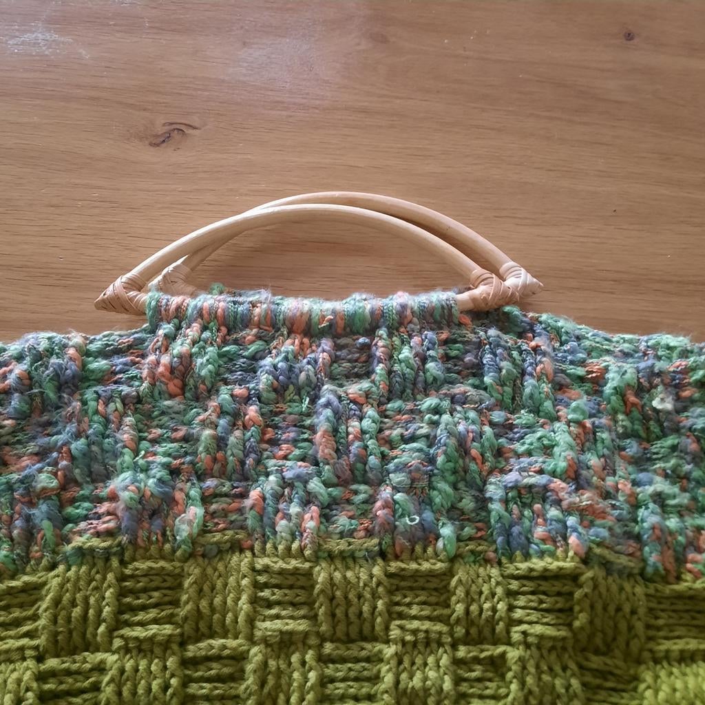 Gehaakte handtas, Ophalen of Verzenden, Nieuw, Groen, Handtas
