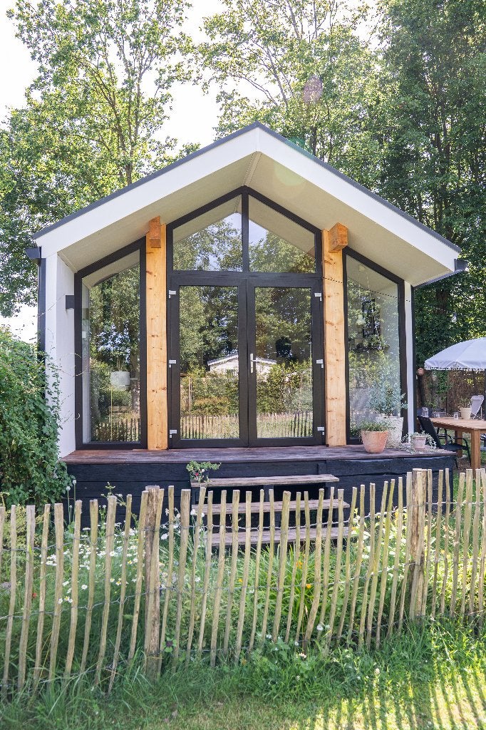 Luxe design Tiny house 54 m² | 4 jaar oud | €139.500, Gelderland, 2 slaapkamers, Chalet, 54 m²