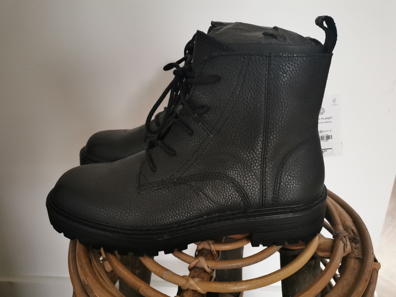 ZARA leren boots mt. 39, Kleding | Dames, Schoenen, Verzenden, Lage of Enkellaarzen, Nieuw, Zara