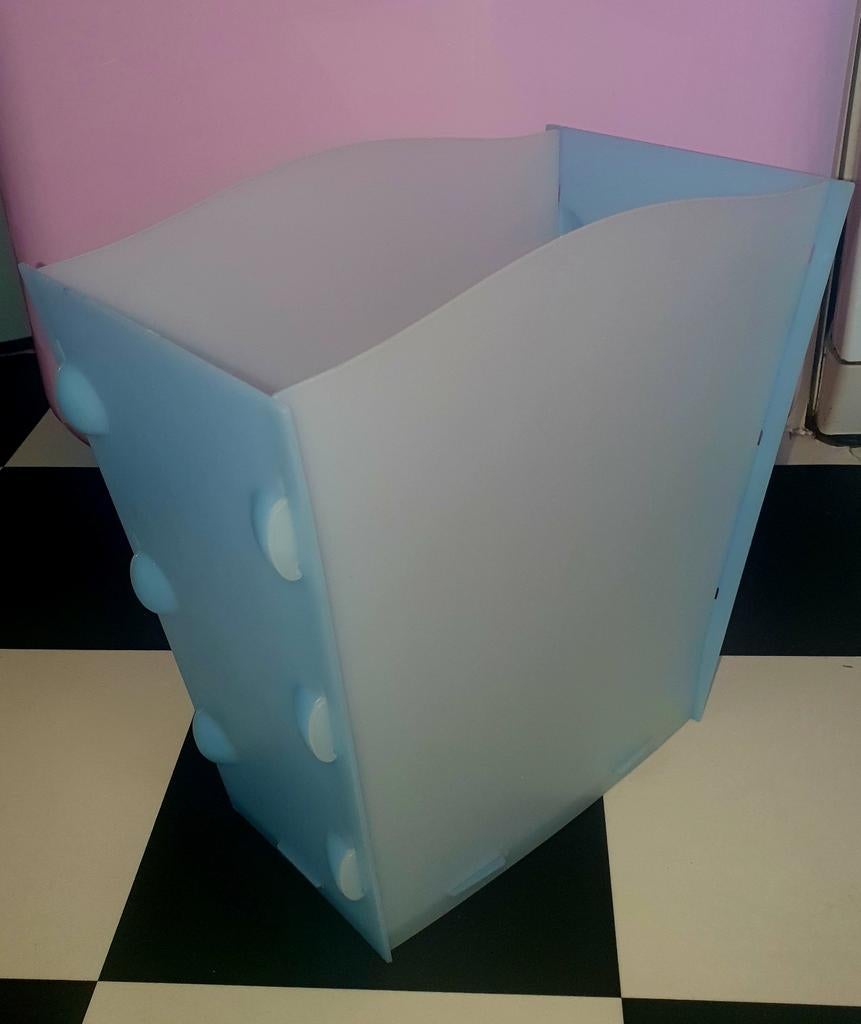 Prullenbak rubbermaid memphis design plastic vintage, Ophalen, Zo goed als nieuw, Kunststof