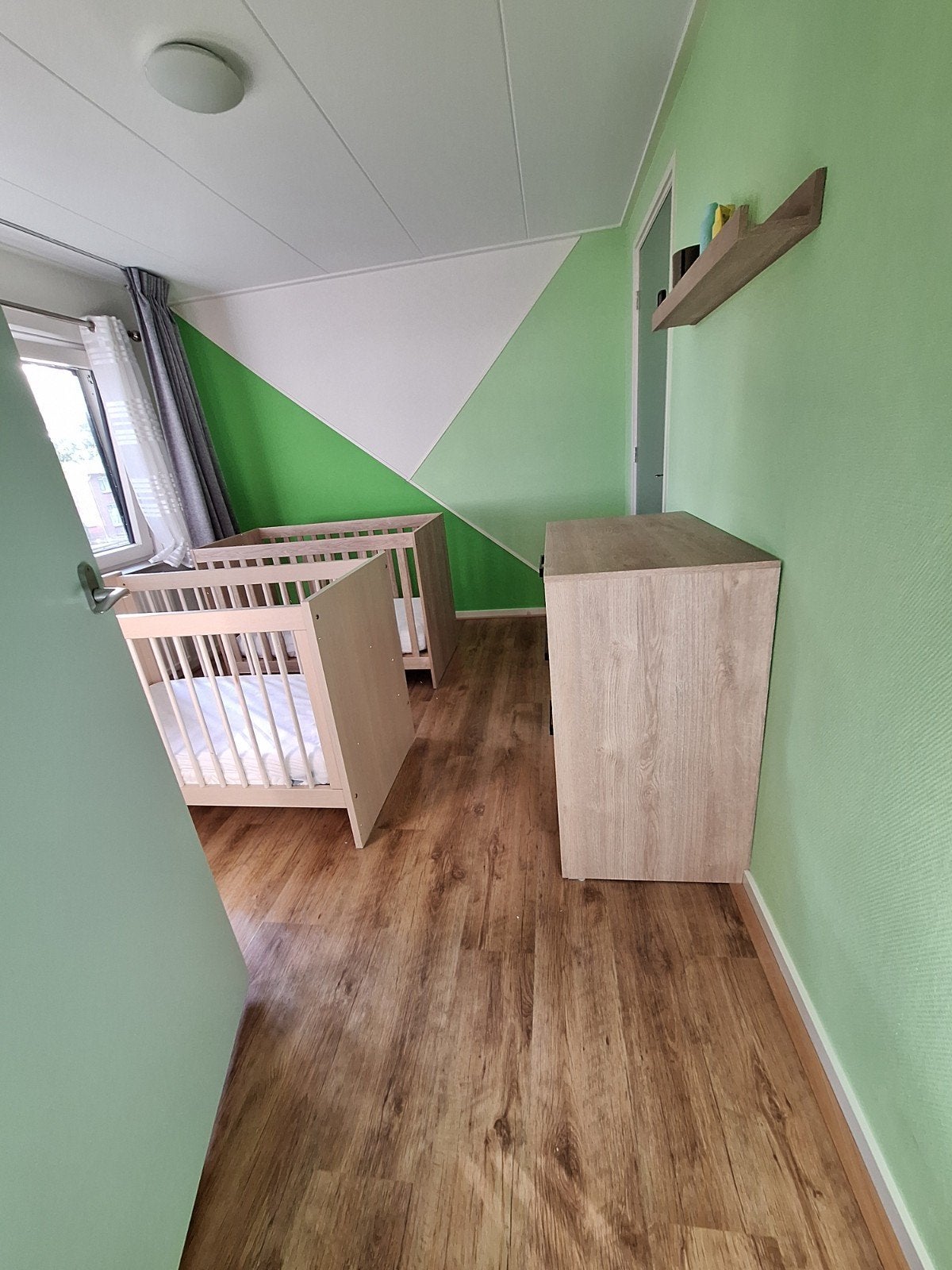 Europe Baby Nova Babykamer met twee ledikanten (60x120), Ophalen, Zo goed als nieuw, Jongetje of Meisje