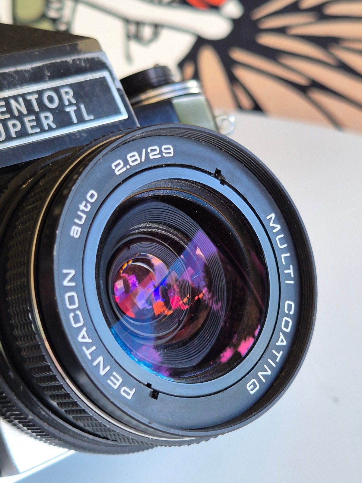 Pentor Super TL Spiegelreflexcamera met Pentacon 2.8/29 lens, Gebruikt, Spiegelreflex, Onbekend, Ophalen of Verzenden