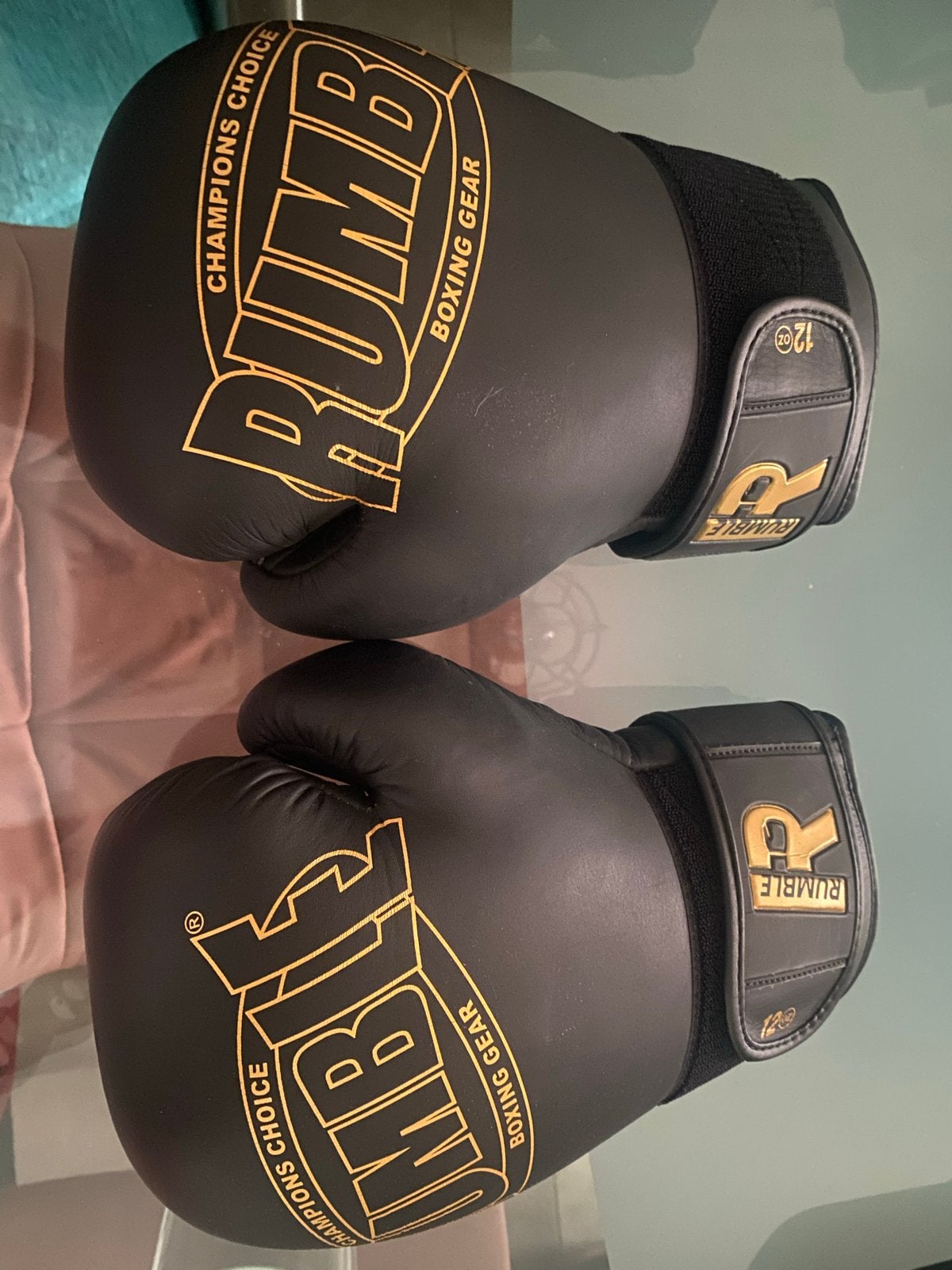 Bokshandschoenen Rumble 12 oz - Zo goed als nieuw, Sport en Fitness, Vechtsporten en Zelfverdediging, Ophalen of Verzenden, Zo goed als nieuw