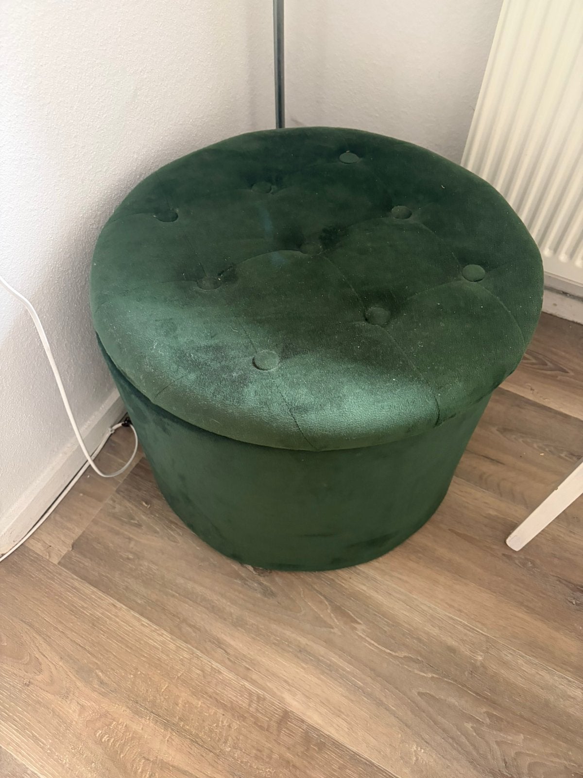 Poef, Ophalen, Zo goed als nieuw, Rond, Minder dan 50 cm