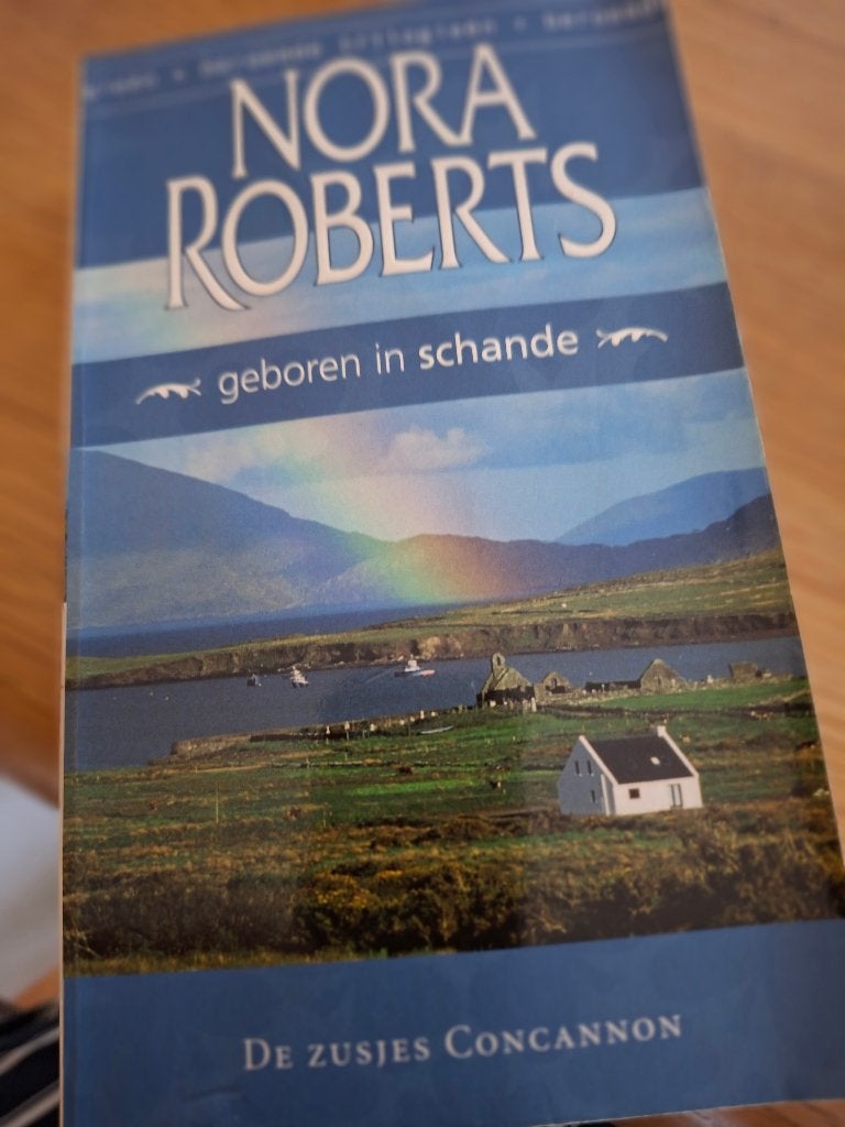 Nora Roberts, geboren in schande, Boeken, Ophalen of Verzenden, Zo goed als nieuw