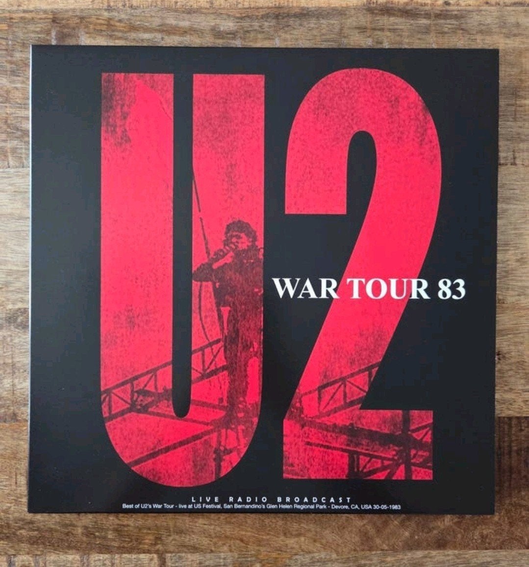 Lp U2 war tour 83, Ophalen of Verzenden, Zo goed als nieuw, 12 inch