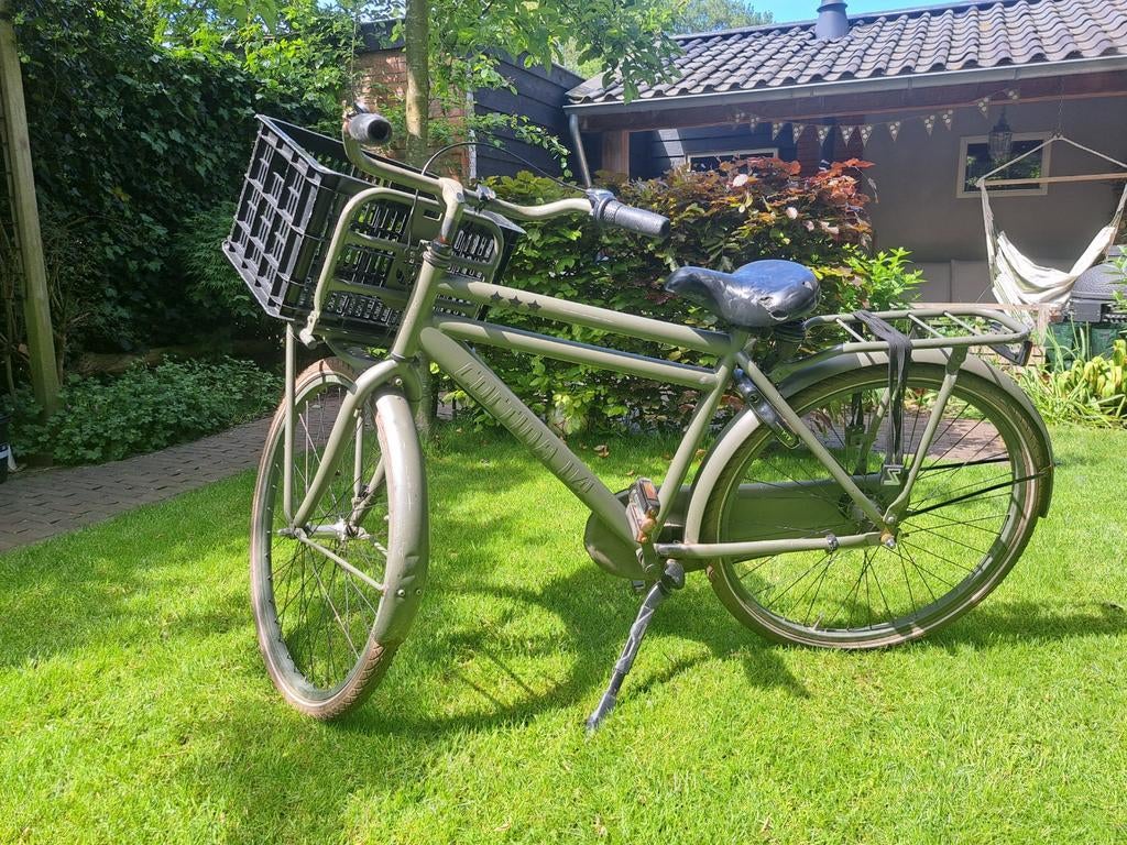 Stevige transportfiets met mand en bagagedrager, 26 inch, Fietsen en Brommers, Fietsen | Dames | Damesfietsen, Ophalen of Verzenden