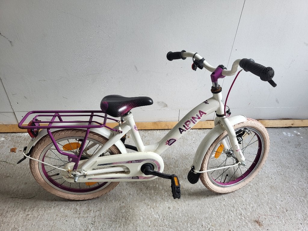 Kinderfiets 14 inch alpina, Ophalen, Terugtraprem, Gebruikt, Alpina