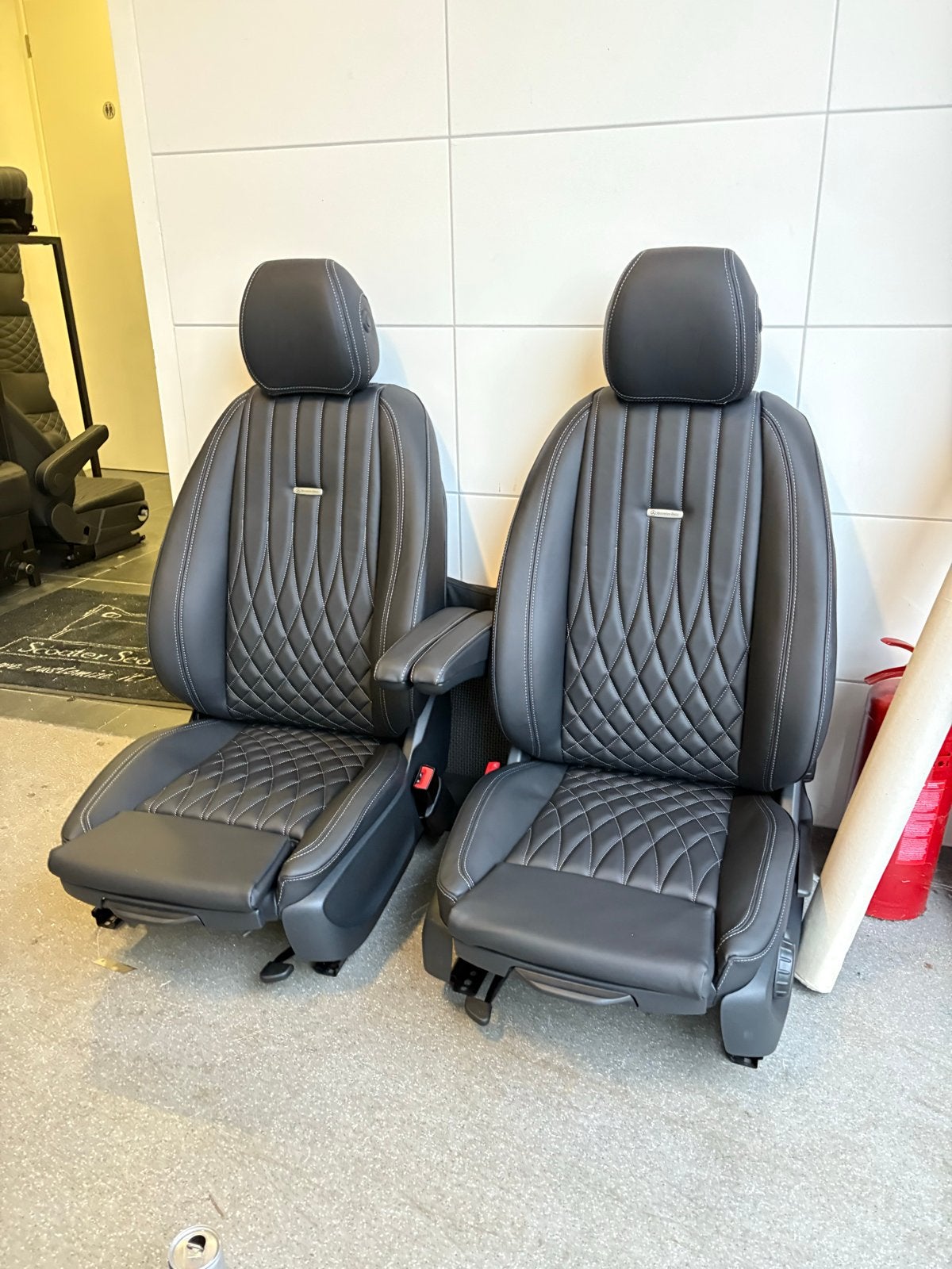 Mercedes Vito W447 Facelift Voorstoelen Nappa Leer nieuw, Ophalen, Mercedes-Benz, Nieuw, Info@scooterseats.nl