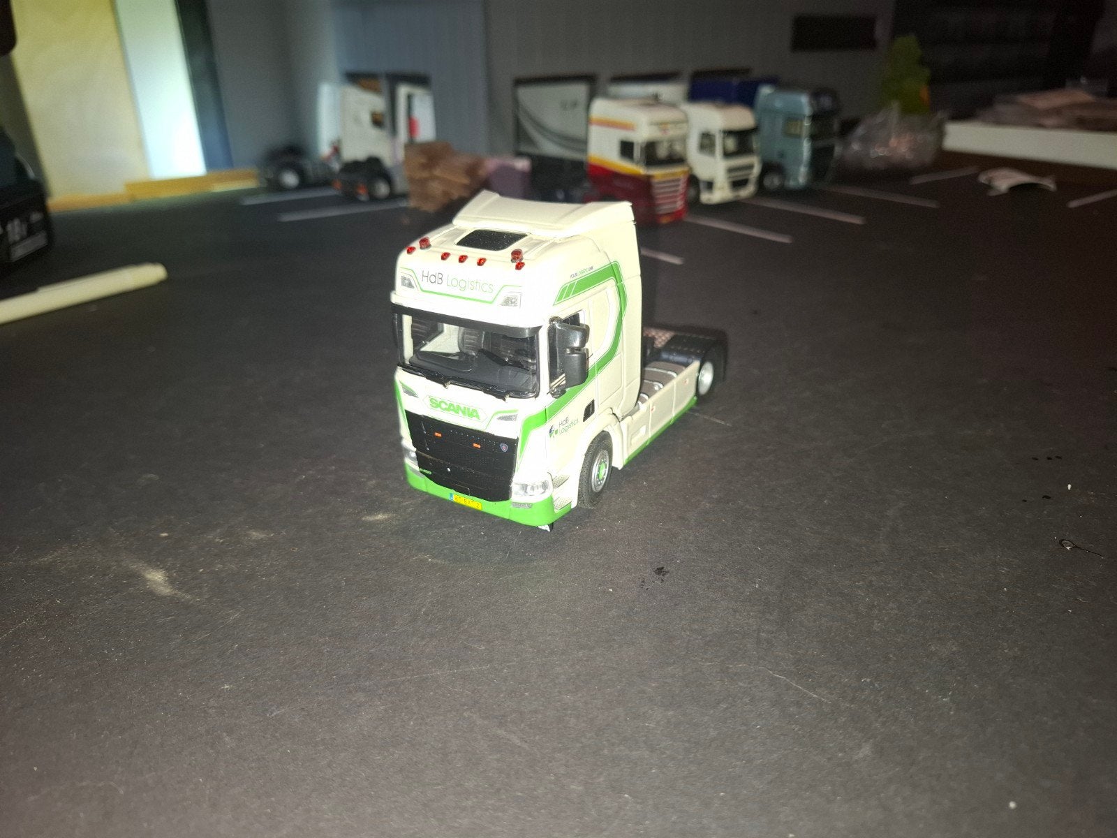 Scania hdb logistics, Hobby en Vrije tijd, Modelauto's | 1:50, Ophalen of Verzenden, Zo goed als nieuw, Bus of Vrachtwagen, Wsi