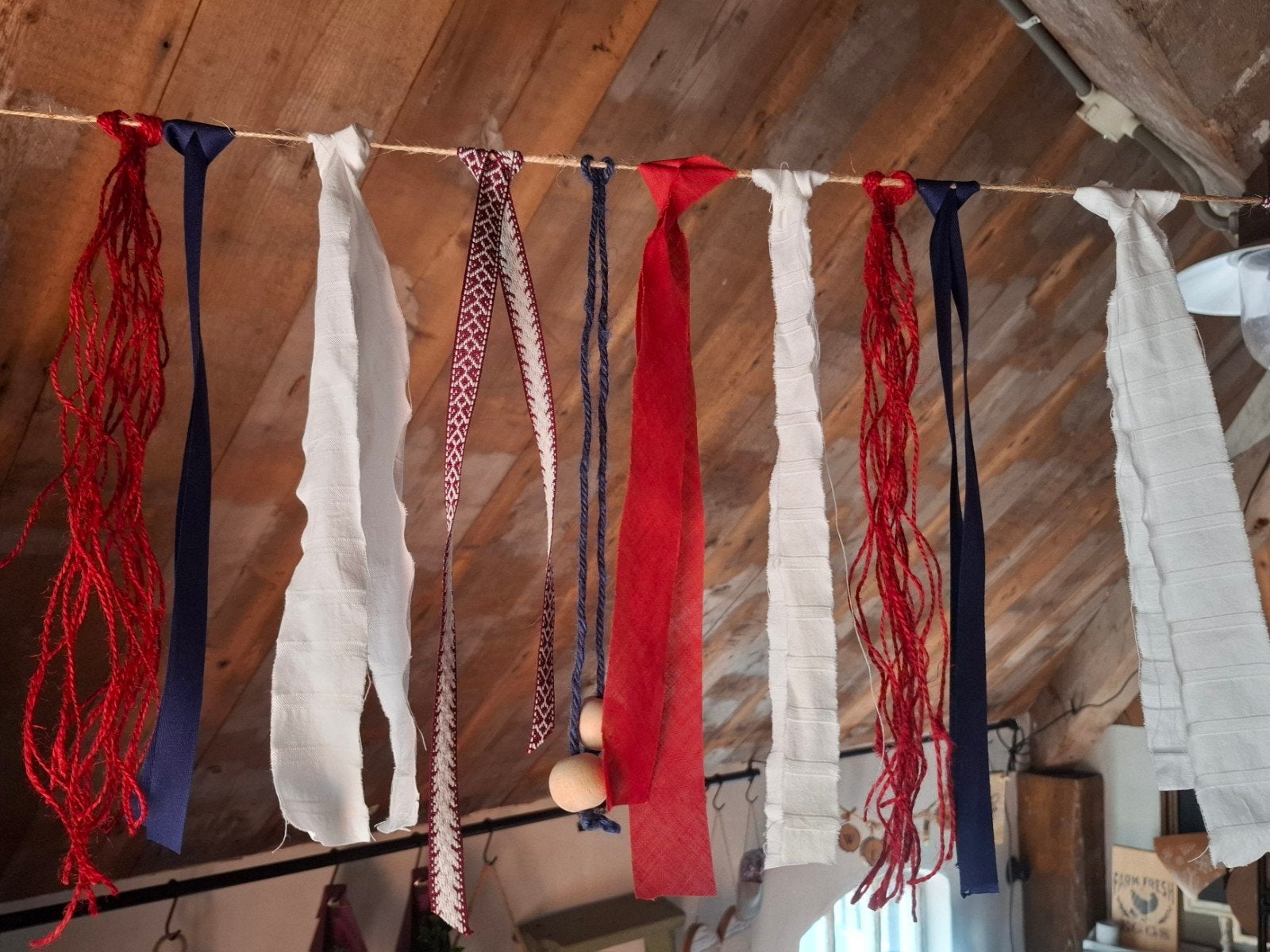 Stoffen slinger, ibiza slinger, geboorte,  bruiloft, feestje, Ophalen of Verzenden, Nieuw, Versiering, Geboorte of Huwelijk