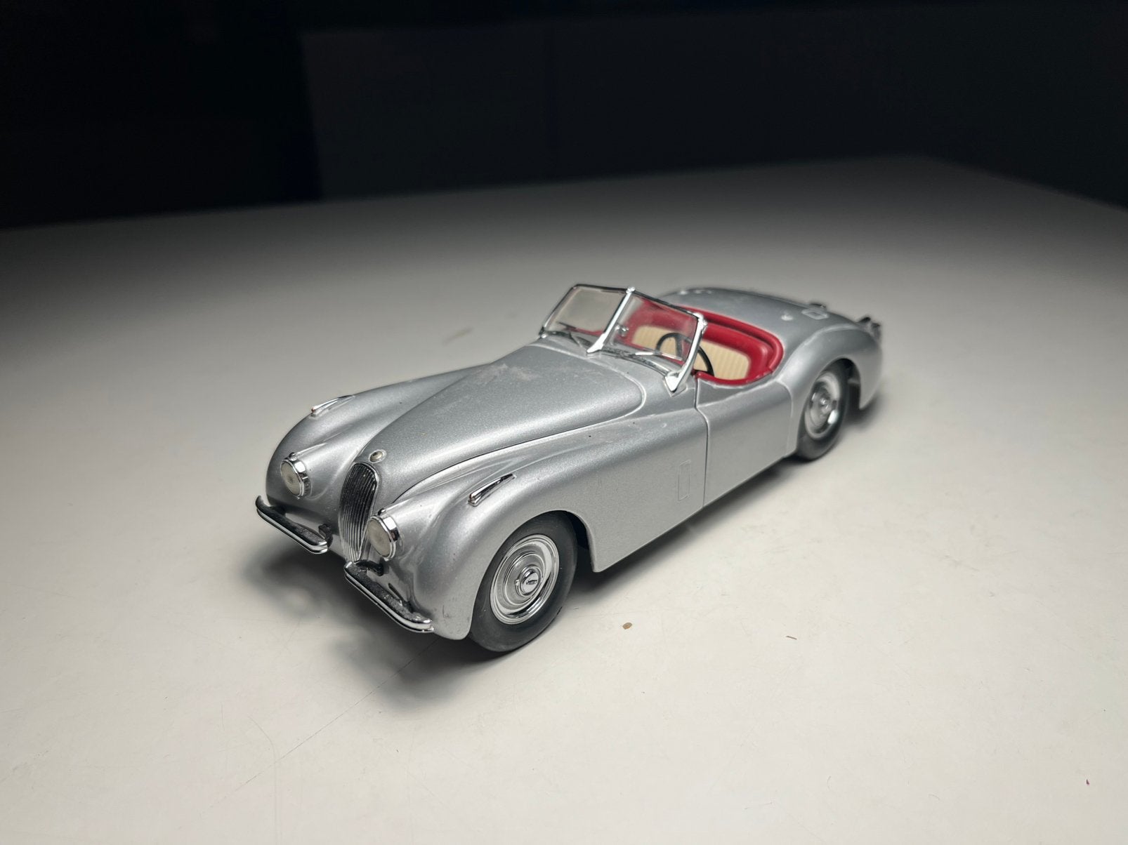 Franklin Mint - Jaguar XK120 - Schaal 1:24, Ophalen of Verzenden, Gebruikt, Auto, Overige merken