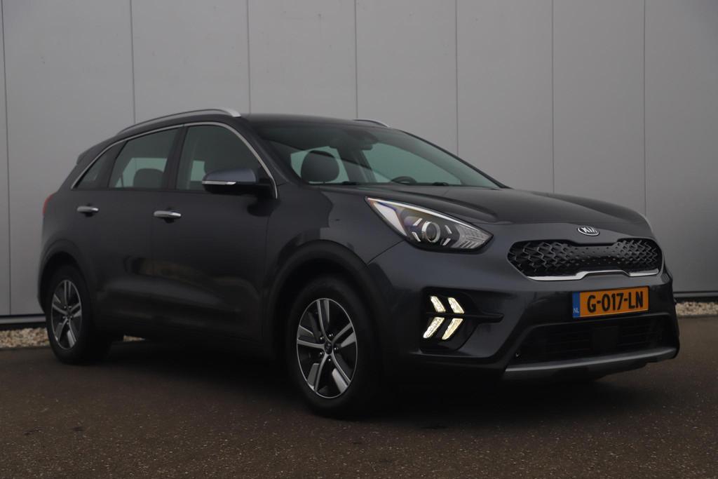 Kia Niro 1.6 GDi Hybrid DynamicLine 140PK Automaat Half Lede, Gebruikt, Euro 6, Leder en Stof, Origineel Nederlands