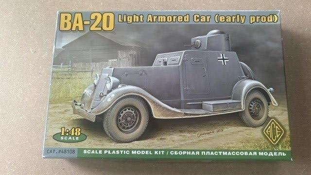 BA-20 Armored Car  1:48 ACE 1/48, Hobby en Vrije tijd, Overige merken, Auto, 1:32 tot 1:50, Nieuw