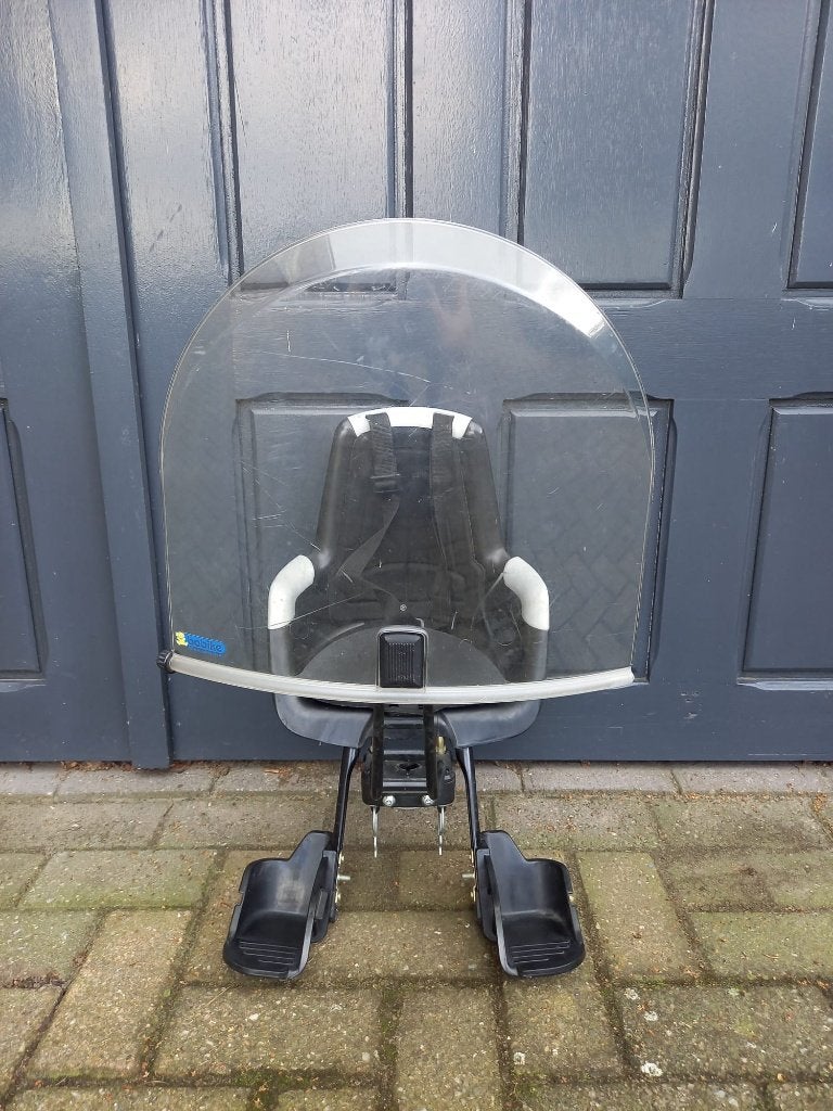 Bobike Mini kinderzitje / fietsstoeltje voor voorop, Fietsen en Brommers, Ophalen, Bo Bike, Gebruikt, Voetsteuntjes