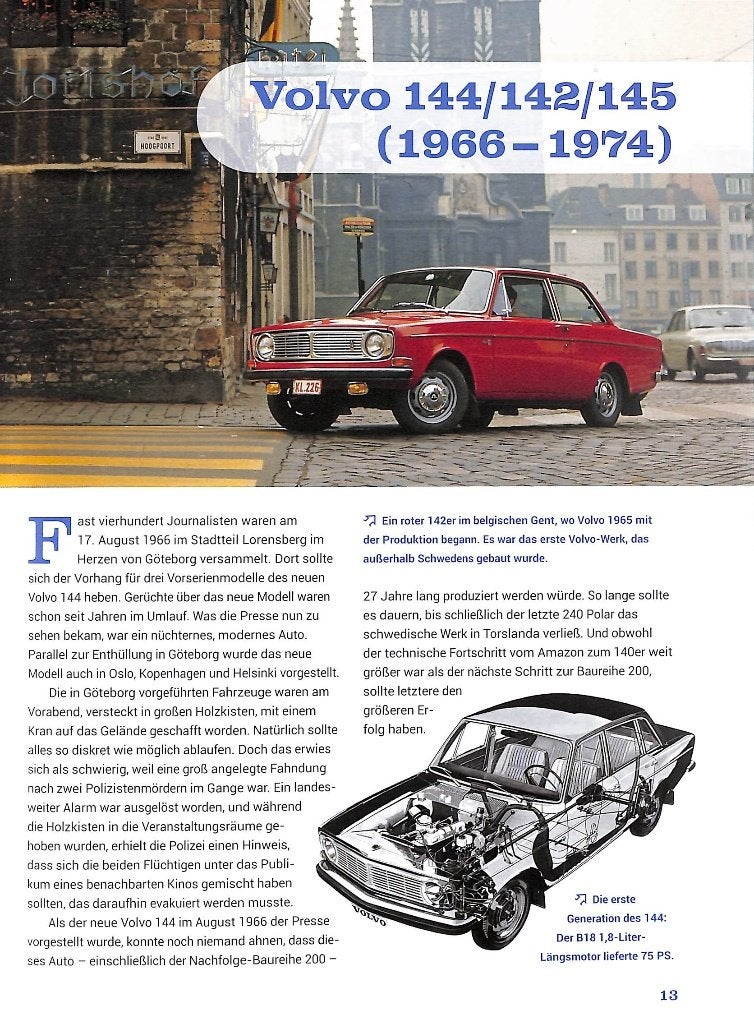 Volvo 140 & 240 - Schwedens Klassiker, Volvo, Verzenden, Nieuw, Alessandro Rigatto