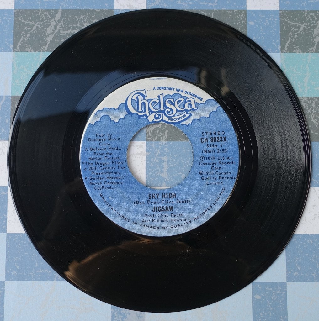 Jigsaw - Sky High (Vinyl Single, 1975)  (5), Gebruikt, 7 inch, Pop, Overige typen