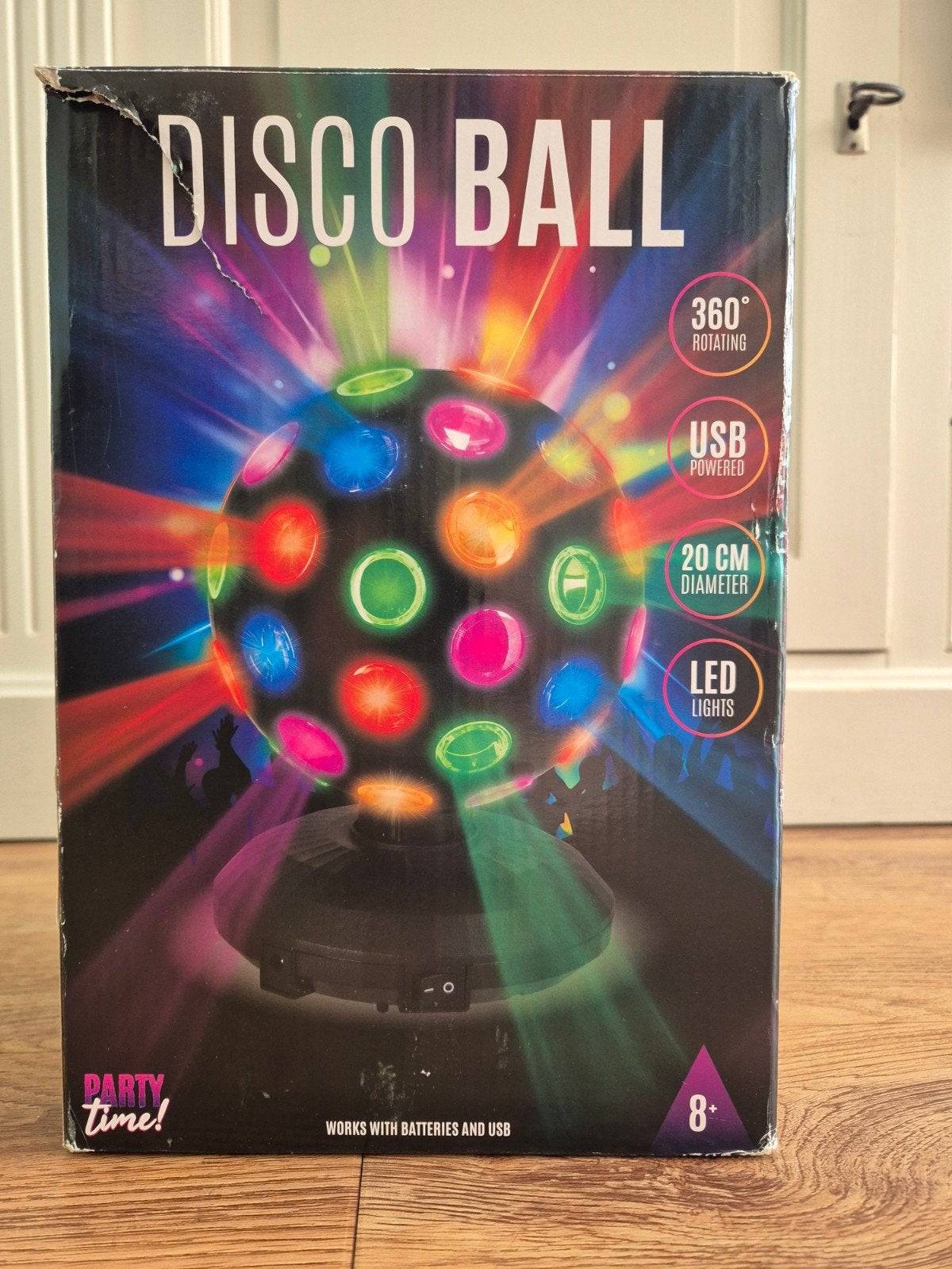 Discobol met LED Verlichting en 360 Rotatie, Ophalen, Zo goed als nieuw, Overige