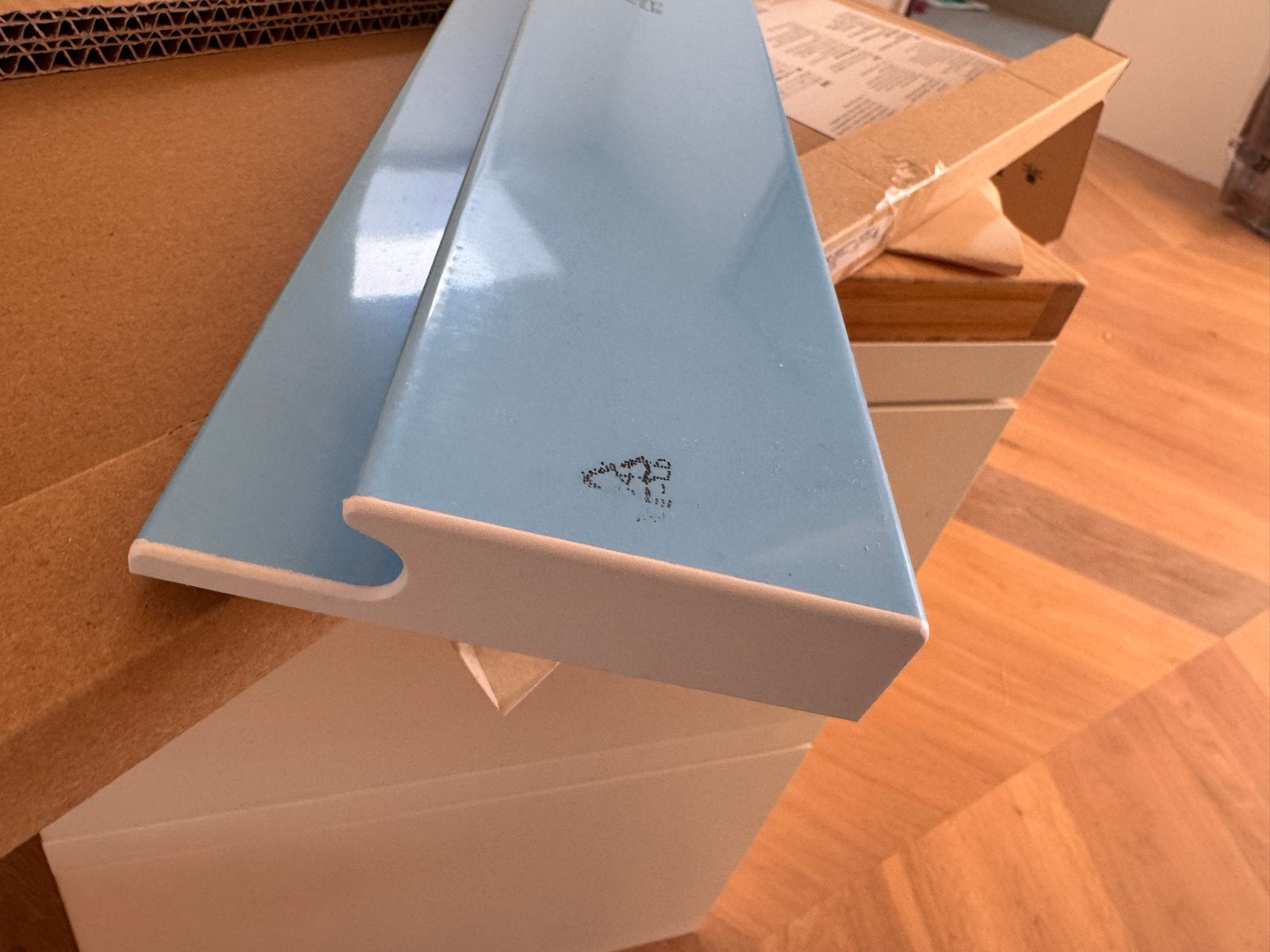 1x IKEA VOXTORP front 60x10 cm, wit mat, Ophalen, Nieuw