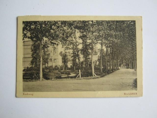 Ansichtkaarten Nederland, TC 5-24 Maarsen, Kerkweg 1931, Verzenden, 1920 tot 1940, Gelopen, Utrecht