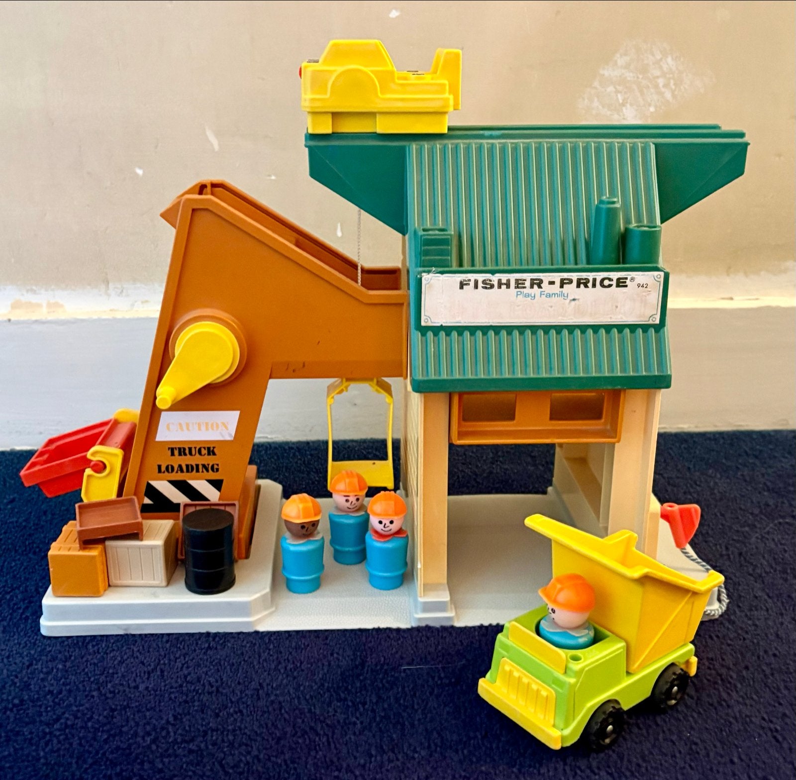 Vintage Fisher-Price Play Family Building 942, Ophalen of Verzenden, Gebruikt, Speelset