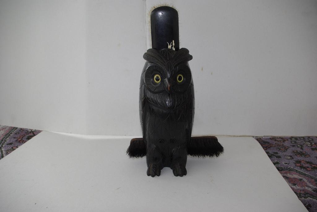 Houten uil, Antiek en Kunst, Ophalen of Verzenden, Hout, Beeld