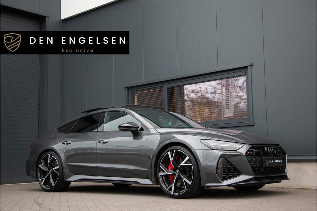 Audi RS7 Sportback 4.0 TFSI V8 Quattro 600PK | ACC | Keramis, Automaat, Gebruikt, Met garantie (alle), Leder