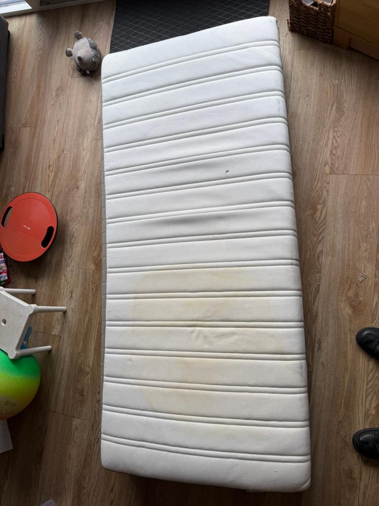 Gratis matras 200 x 90, Ophalen, Gebruikt, Eenpersoons, 90 cm