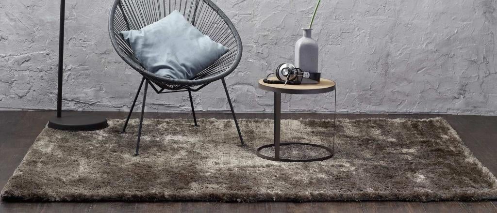HAMAT Vloerkleed 771 Singapore 170x230 cm - Platinum, 150 tot 200 cm, Ophalen of Verzenden, Modern, eigentijds, Grijs