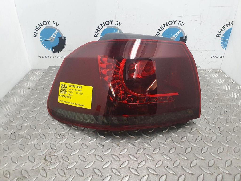 VOLKSWAGEN GOLF 1K 1.4 TSI Comfortline  ACHTERLICHT L 2009, Ophalen of Verzenden, Gebruikt, Stiba lid