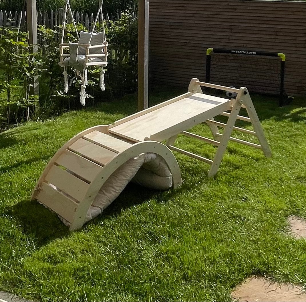 Klimrek hout buxibo, Ophalen, Zo goed als nieuw, Hout