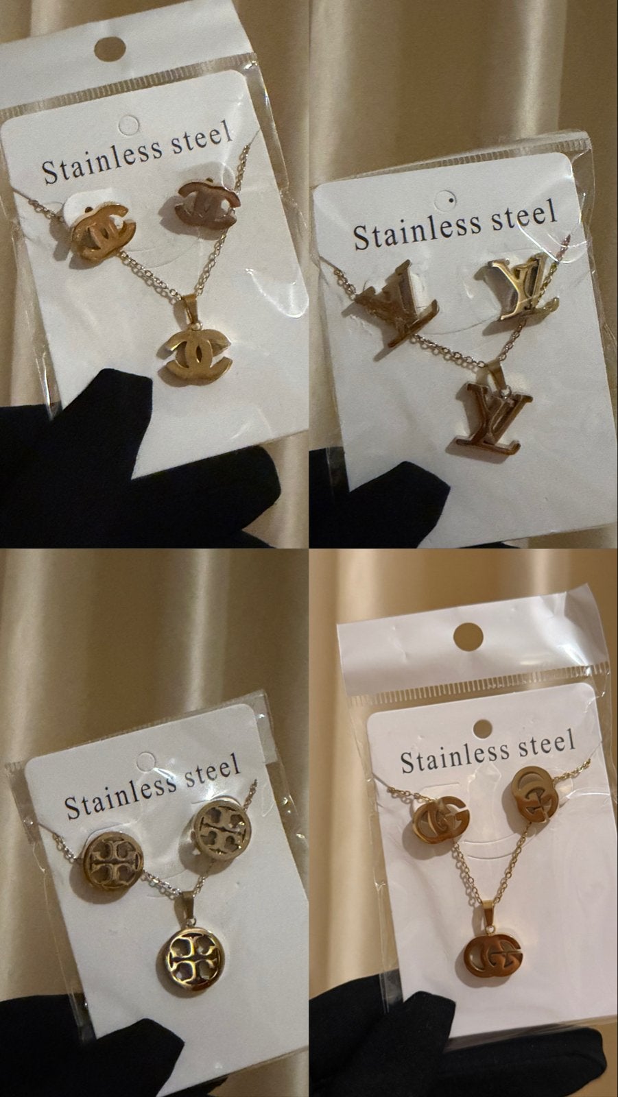 sieradensets met designerlogo's, Nieuw, Ophalen of Verzenden, Goud, Overige materialen