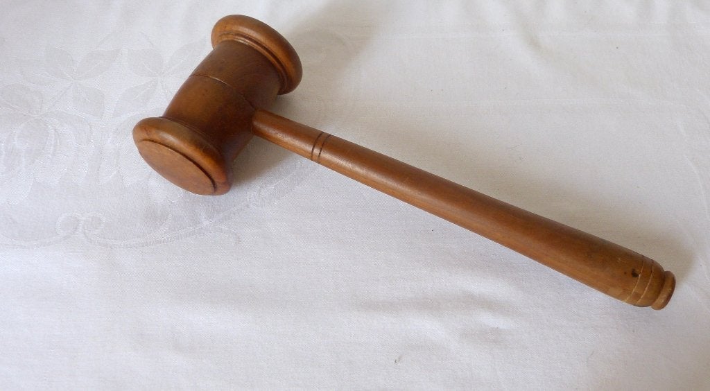 houten voorzittershamer, Antiek en Kunst, Ophalen of Verzenden