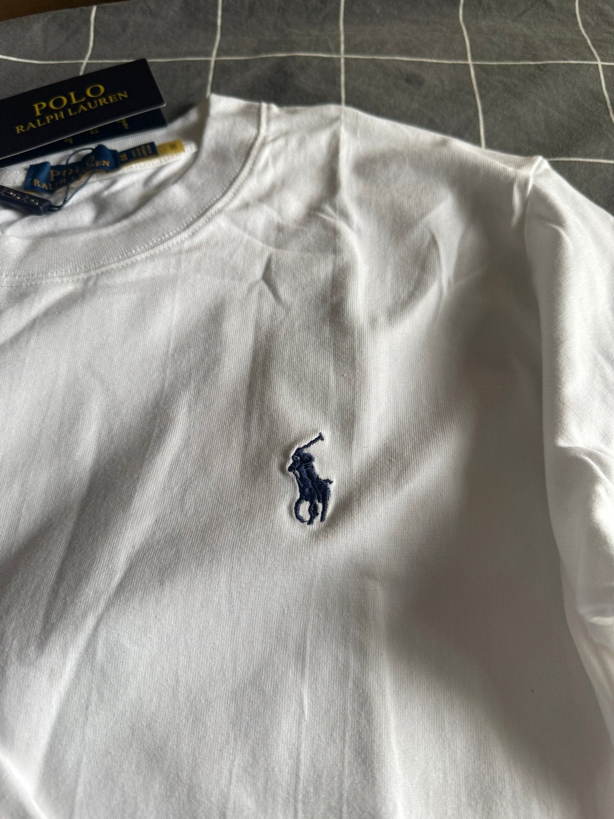 Witte Ralph Lauren trui met lange mouwen, Ophalen of Verzenden, Nieuw, Maat 48/50 (M), Wit
