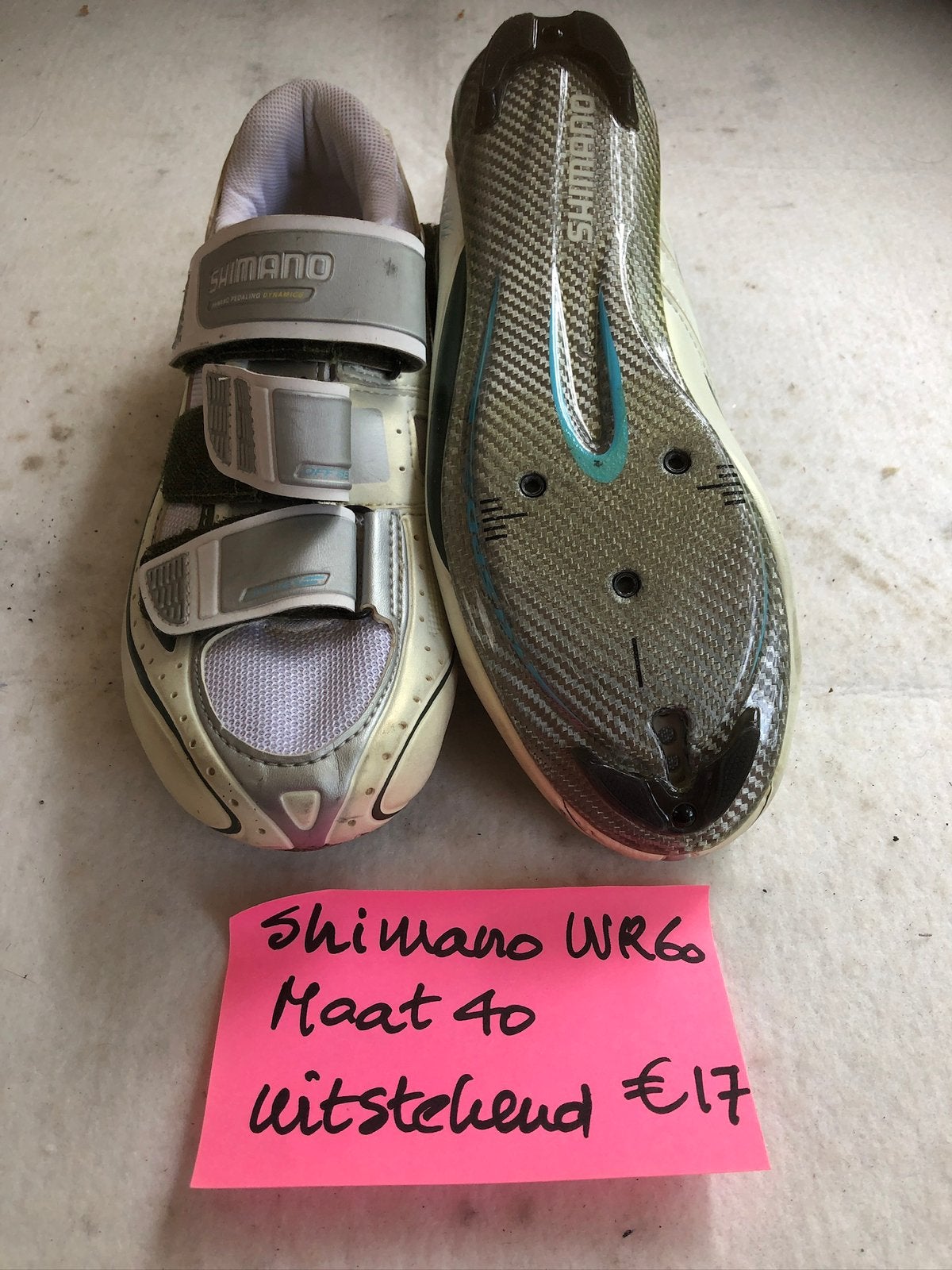 t,k,Shimano WR60 wielrenschoenen maat 40, Ophalen