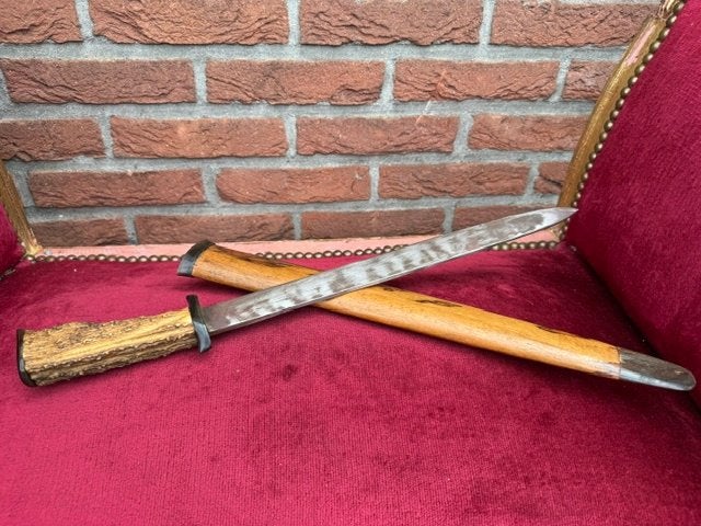 prachtige antieke klewang, Indisch zwaard, Verzamelen, Militaria | Algemeen, Ophalen of Verzenden, Overige soorten, Azië, Zwaard of Sabel