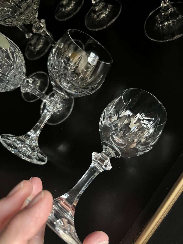 Schott Zwiesel kristallen vintage glazen, Ophalen of Verzenden, Zo goed als nieuw, Borrel- of Shotglas