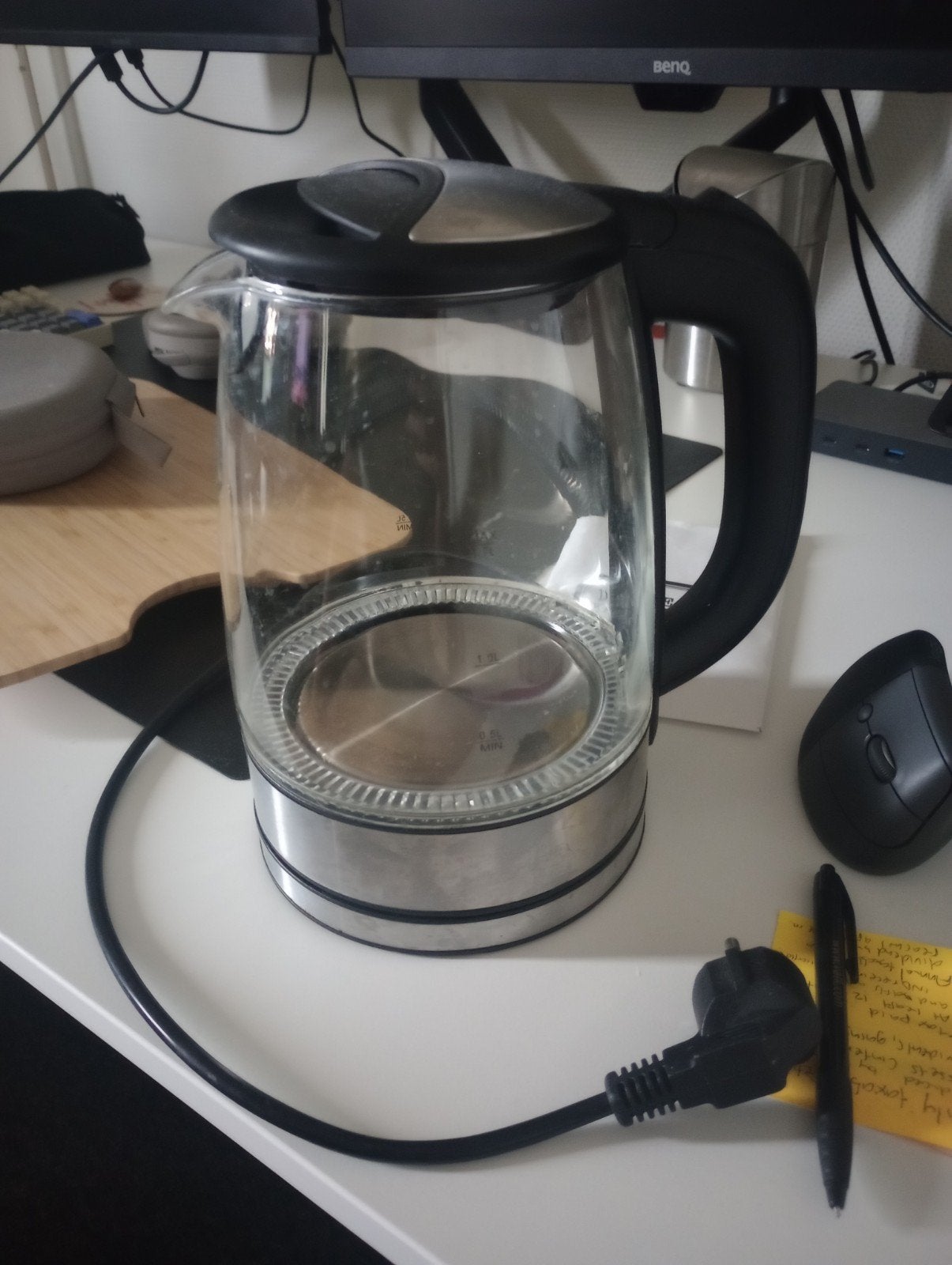 Waterkoker, 1 tot 2 liter, Ophalen, Gebruikt