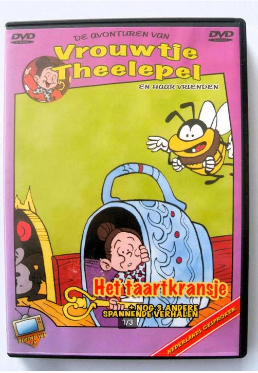 Vrouwtje Theelepel - het taartkransje (originele dvd), Europees, Tekenfilm, Alle leeftijden, Ophalen of Verzenden