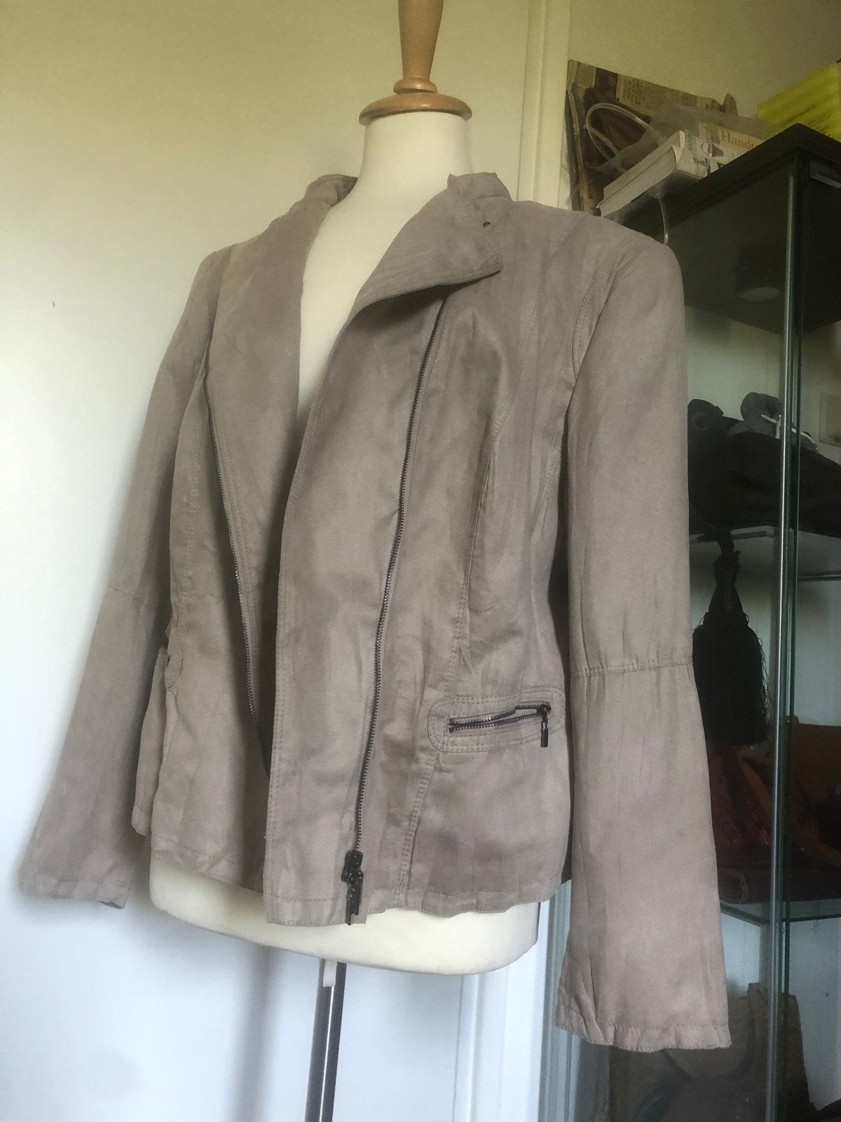 GERRY WEBER beige jasje  maat 44, zo goed als nieuw, Kleding | Dames, Ophalen of Verzenden, Zo goed als nieuw, Maat 42/44 (L)