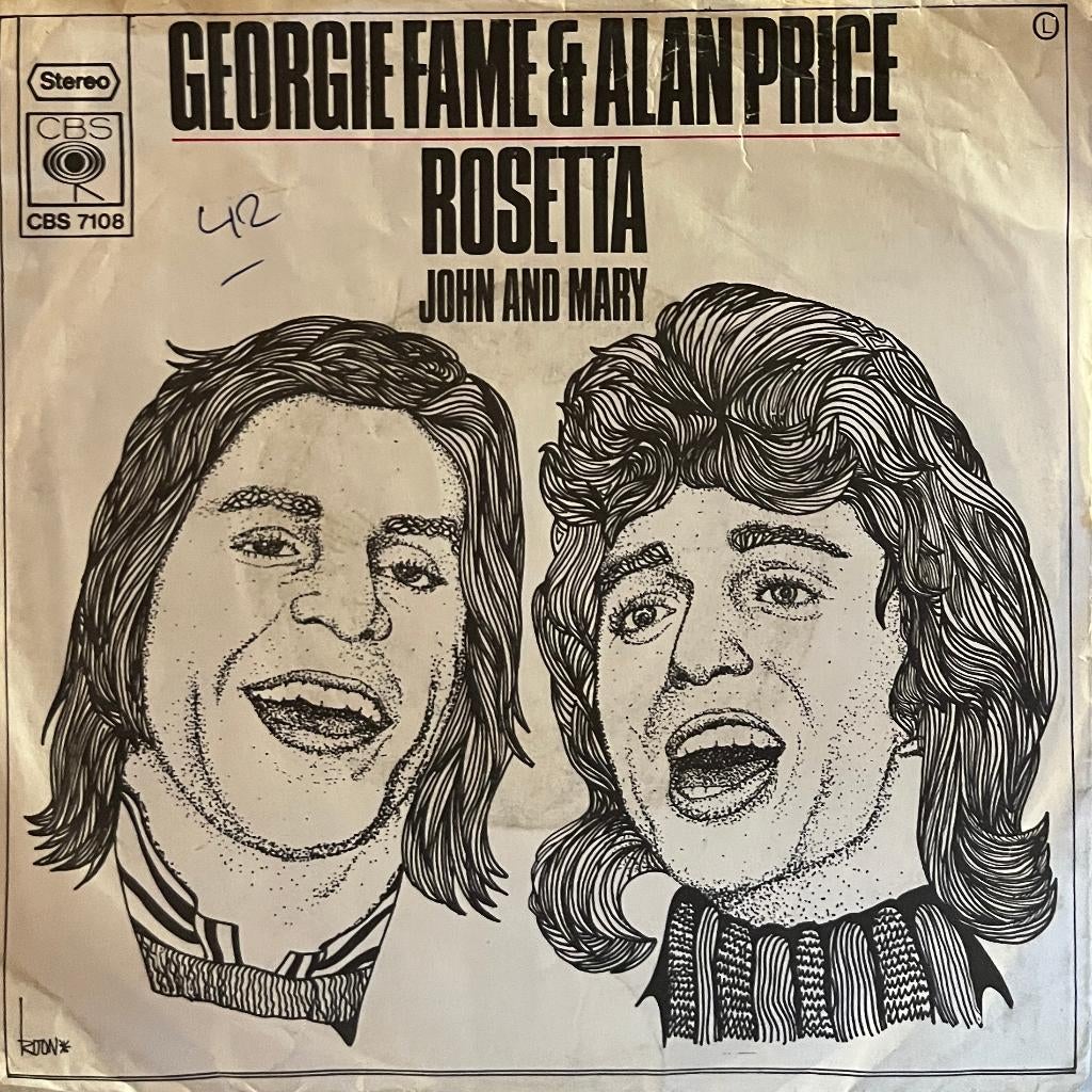 Georgie Fame & Alan Price - Rosetta, Gebruikt, 7 inch, Single, 1970 - 1979