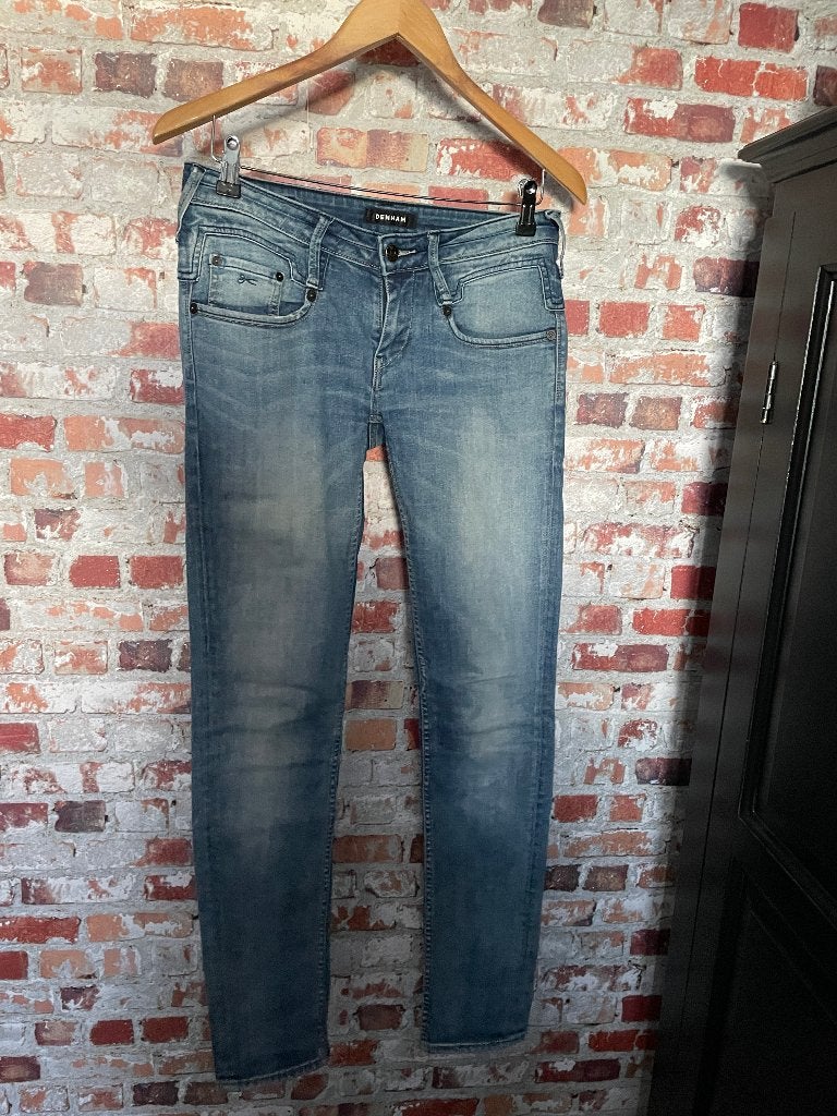 Denham blauwe jeans spijkerbroek maat 26 lengte 32, Denham, Blauw, Ophalen of Verzenden, Zo goed als nieuw