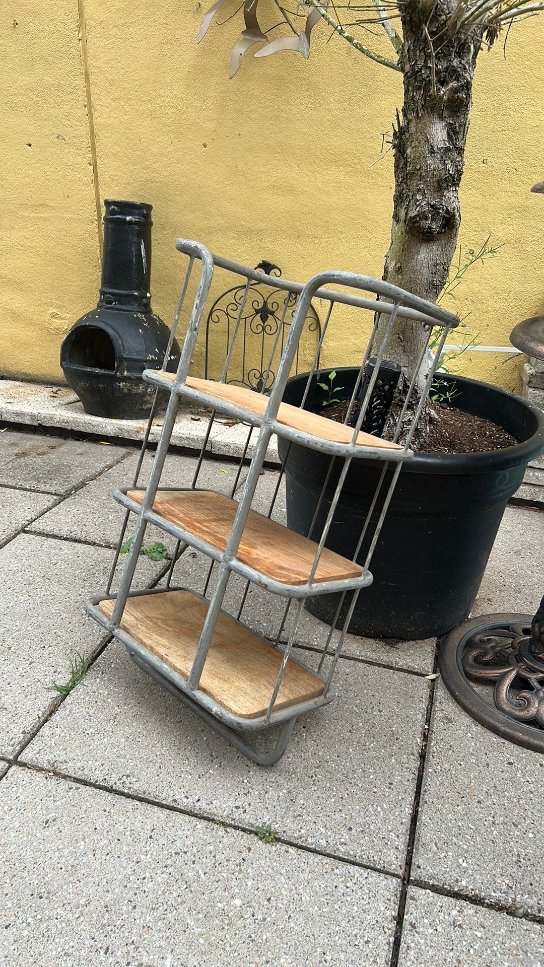 Robust vintage zwaar bakkersrek 41x26x72cm, Huis en Inrichting, Ophalen, Gebruikt