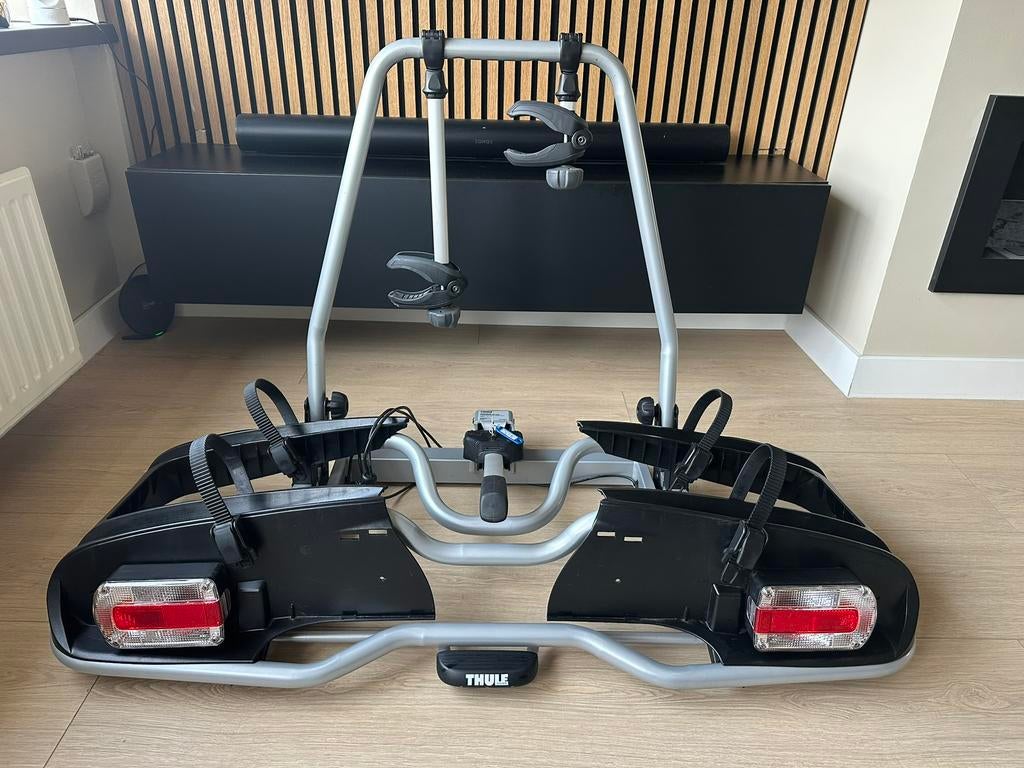 Thule EP916 Fietsendrager 60KG voor Ebike fietsen, Elektrische fiets, Ophalen of Verzenden, Zo goed als nieuw, 2 fietsen